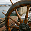Jaira Ventura cleans the deck of the Balclutha in Februar...