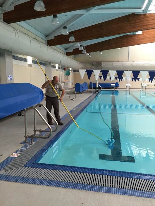 mario at the swim center