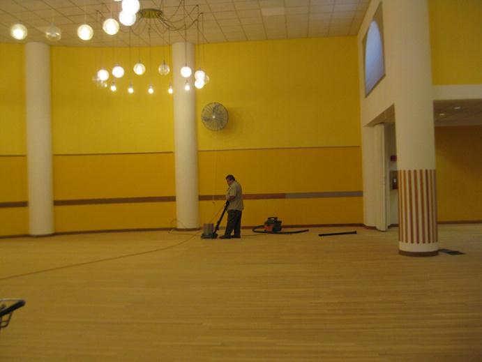 RAFAEL SANDING SENIOR CENTER FLOOR