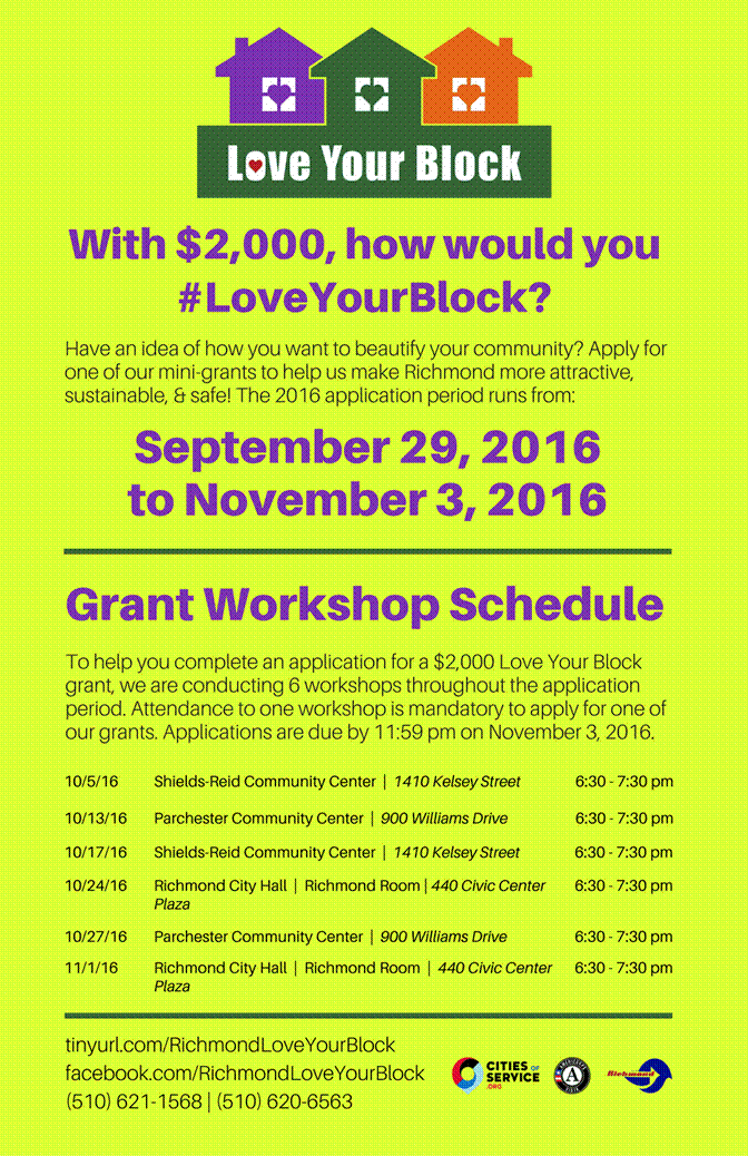 Grant Workshop Schedule Poster (English)