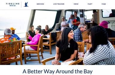 Image result for tideline water taxi