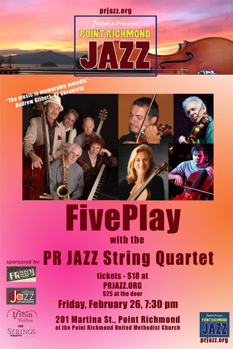 Point Richmond Jazz Concert February 26 - 201 Martina Street