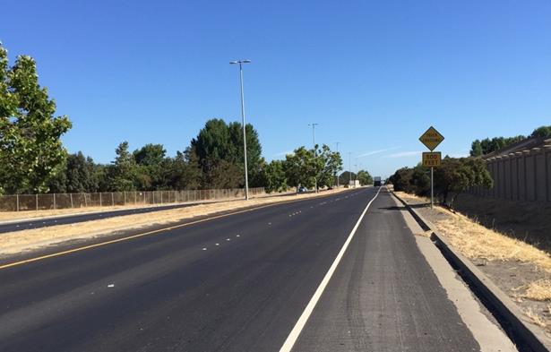 Weed abatement on Richmond Parkway
