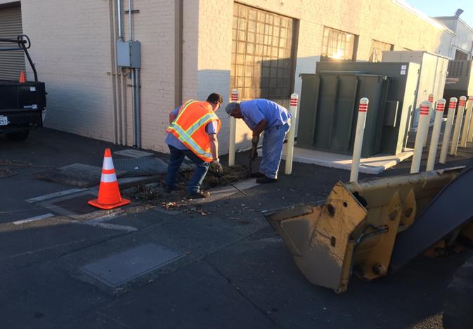 Storm Drain cleaning Corp yard #3