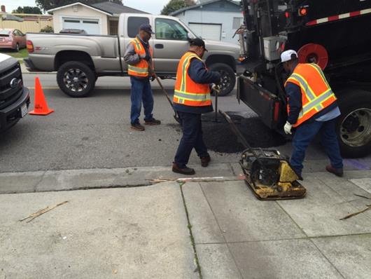 Pothole Patching Hot Mix