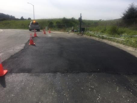 Via Verdi asphalt repair