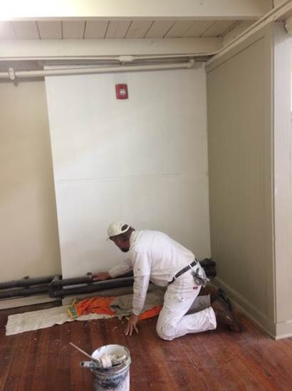LARRY PAINTING THE PLUNGE 4
