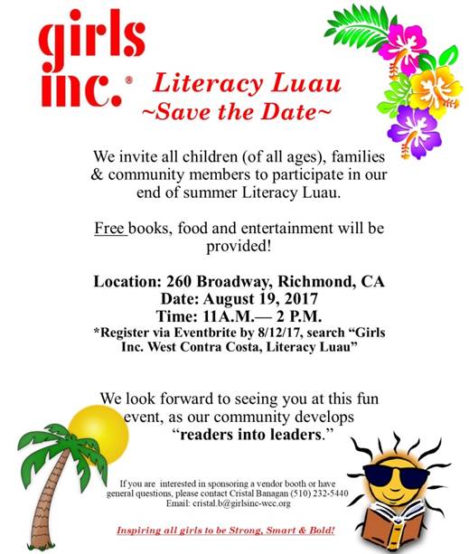 Literacy Luau 2017