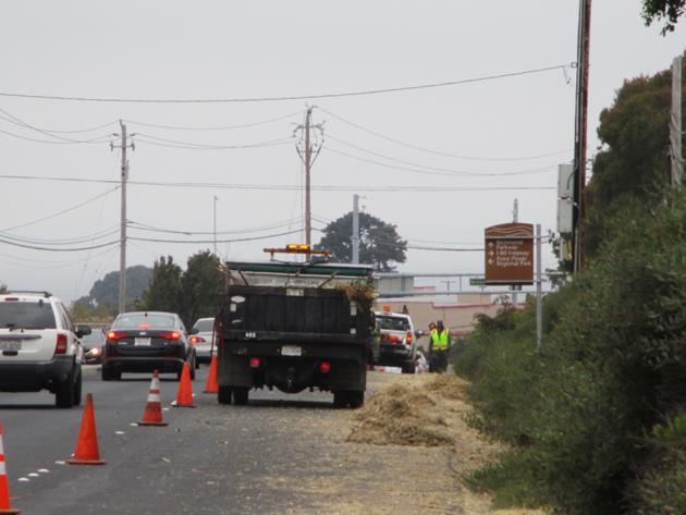 San Pablo Avenue Maintenance Before