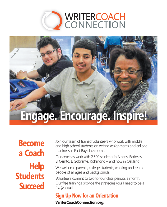 Volunteer for Writer Coach Connection