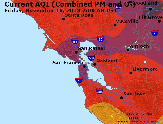 Current Air Quality SF Bay Area