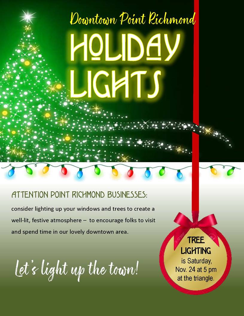 Holiday Lights in Point Richmond
