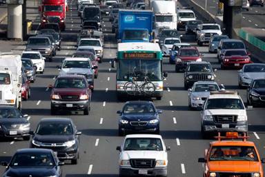Regional Measure 3, to raise bridge tolls, would fund specific projects such as upgrading some AC Transit bus corridors. Photo: Photos By Paul Chinn / The Chronicle