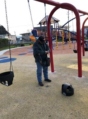 Play structure maintenance