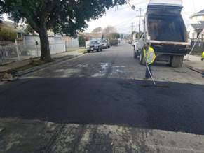 Speed bump on Duboce2
