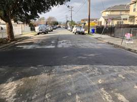 Speed bump on Duboce3