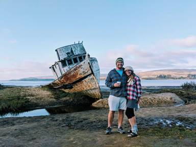 Tyler Waterson and Tiffany Danse beat out dozens of other qualified applicants hoping to run the inn. Photo: Tyler Waterson