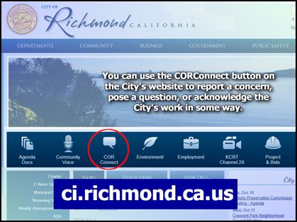 COR Connect Service Concern and Issues 2