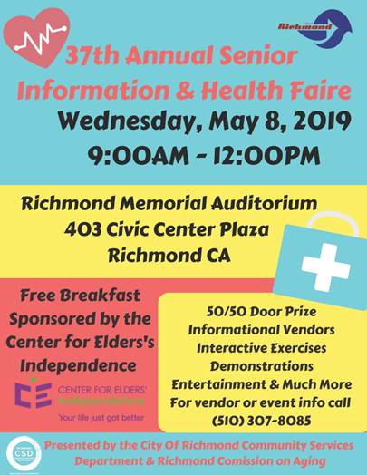 37th Annual Senior Information Health Faire 2019