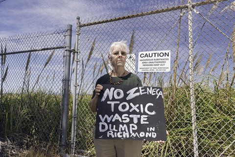 Tarnel Abbott is a member of the Richmond Southeast Shoreline Area Community Advisory Group, which is advocating for a more comprehensive cleanup of the site. - PHOTO BY LANCE YAMAMOTO