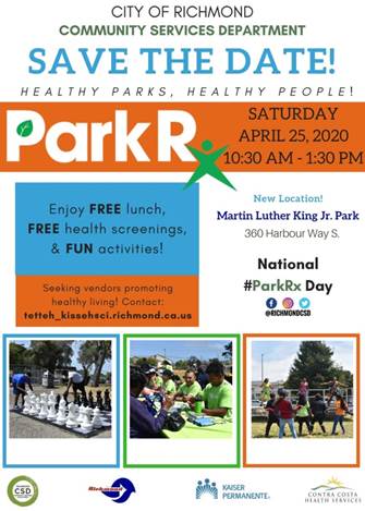2020 Save the Date ParkRx ENG