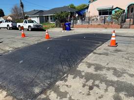 New Speed Hump installed on Esmond