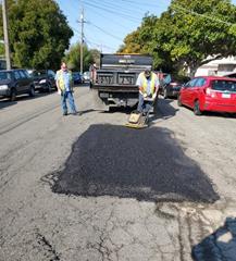 Hotmix patching