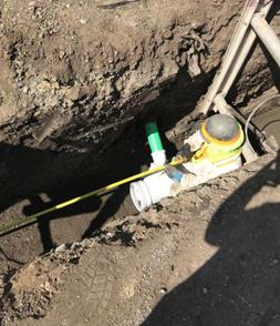 Forde connecting lateral in alley w.e 3.20.20